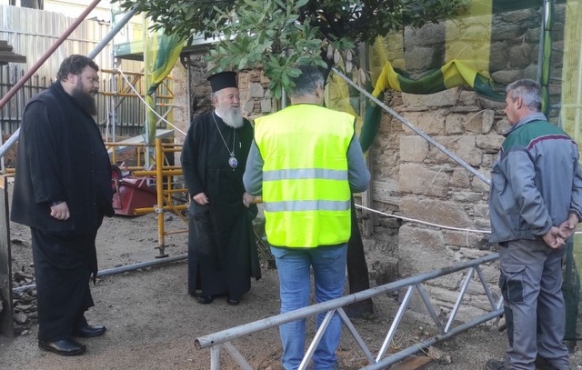 ΧΑΛΚΙΔΑ: Άρχισαν οι εργασίες αναστήλωσης στην Βασιλική της Αγίας Παρασκευής - Κλειστός ο ναός για τους πιστούς